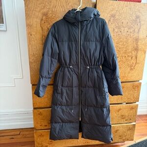 COS Hooded Recycled Down Puffer Jacket - Long